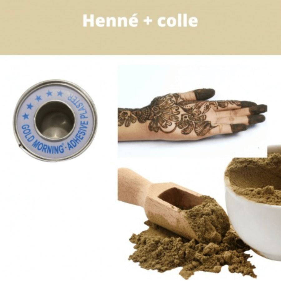 Henné traditionnel + bande adhésive