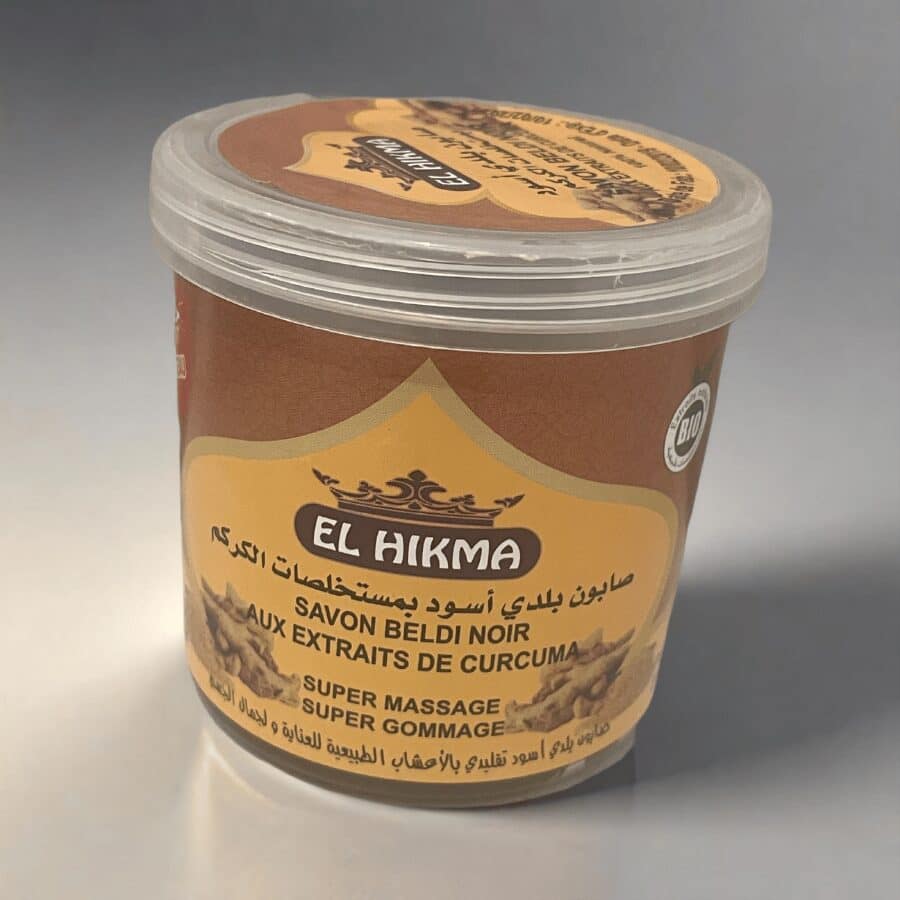 Savon noir aux extraits de curcuma