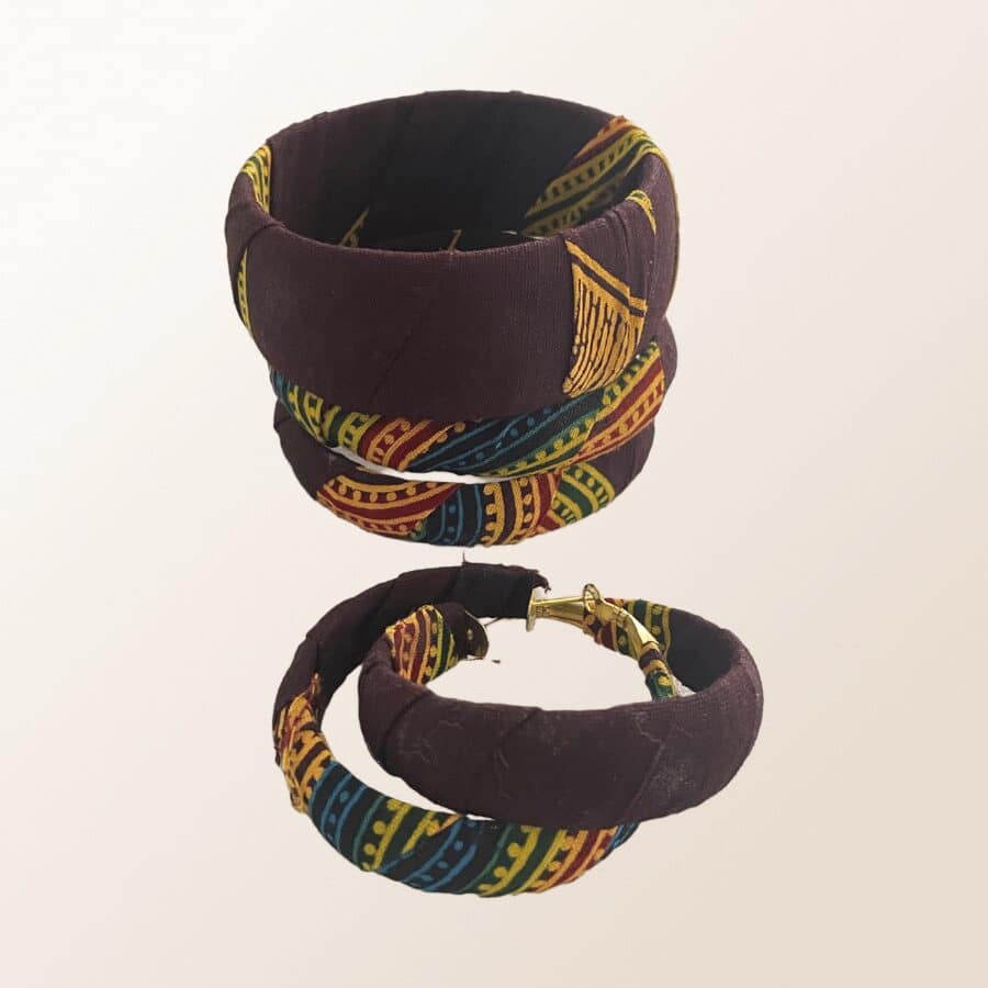 Parure bijoux en wax