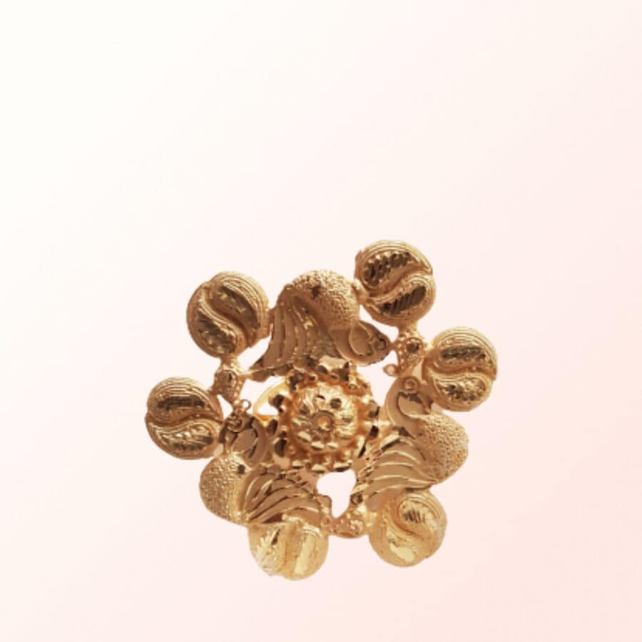 Bague trempée or 2g