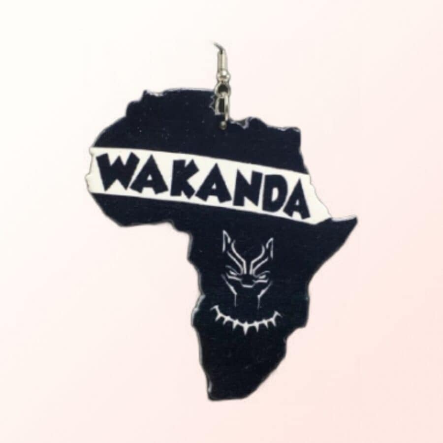 Boucles d'oreilles wakanda
