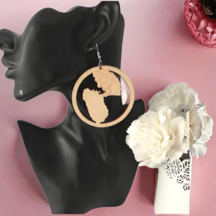 Boucles d'oreilles femme guadeloupe