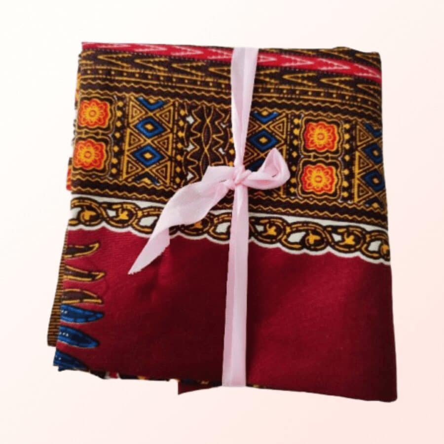 Coupon tissu wax motif Dashiki