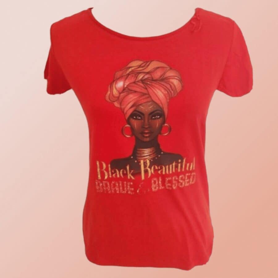 T-shirt femme africaine
