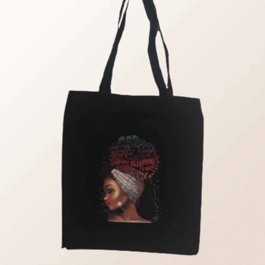 Totebag femme africaine