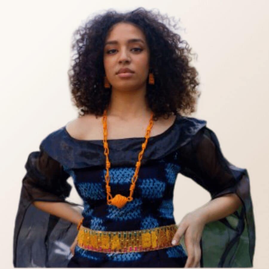 Banderole Demba Diala en strass