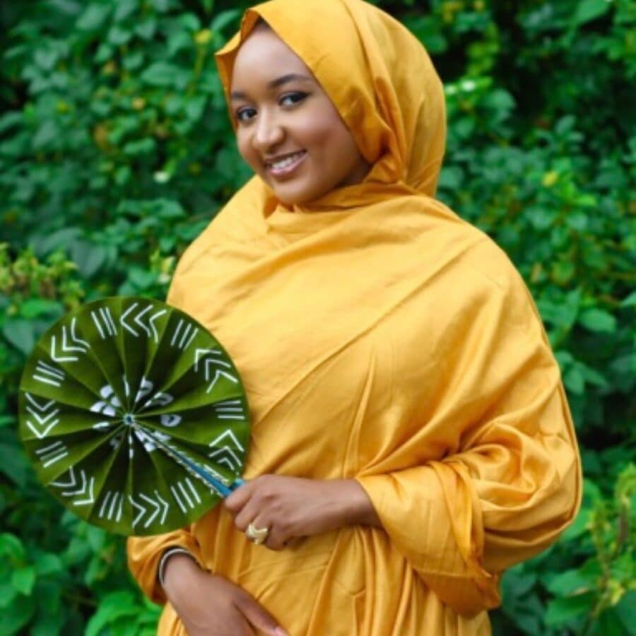 Eventail bakelia les tons verts