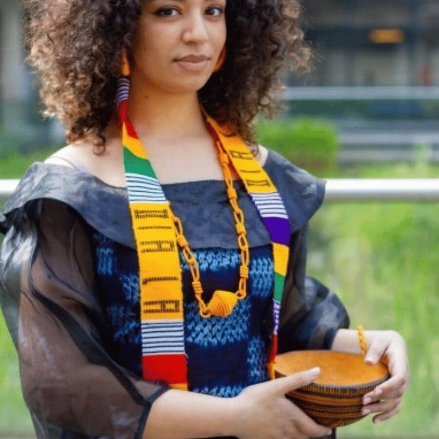 Banderole demba diala en tissu