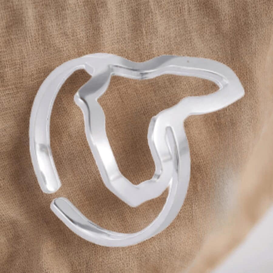 Bague carte d'afrique