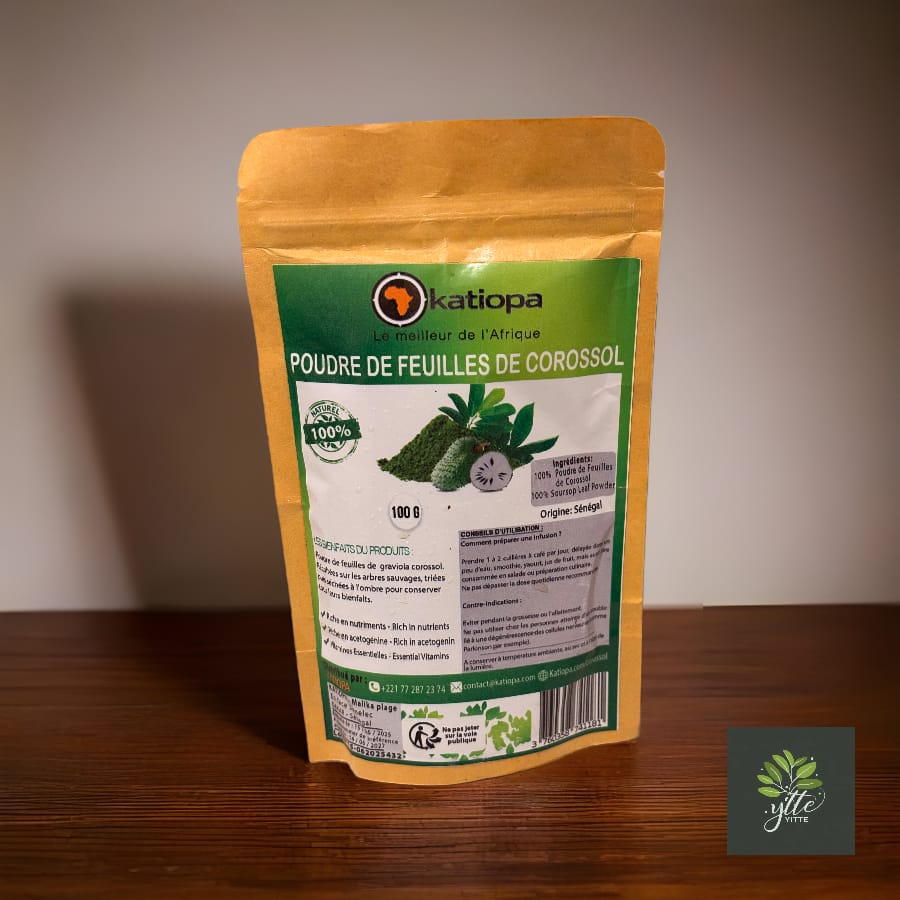 Poudre de feuilles de corossol