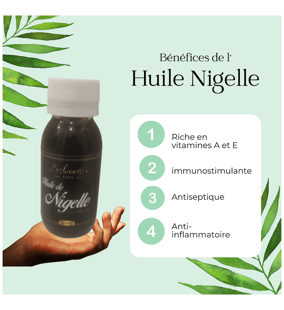 Bienfait huile de nigelle
