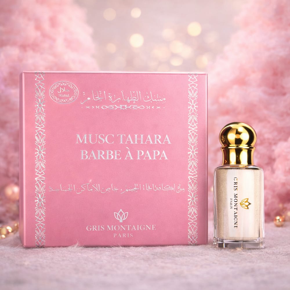 Musc Tahara Barbe à Papa – 12ml – Gris Montaigne