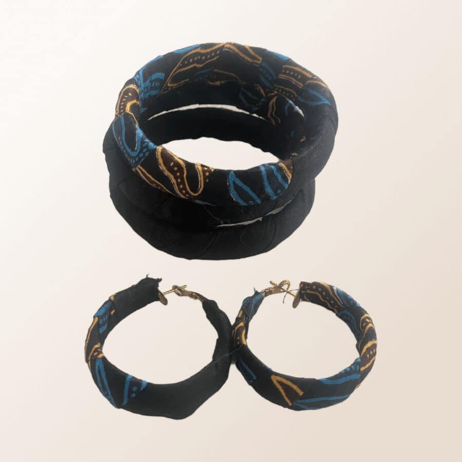 Parure bijoux en wax