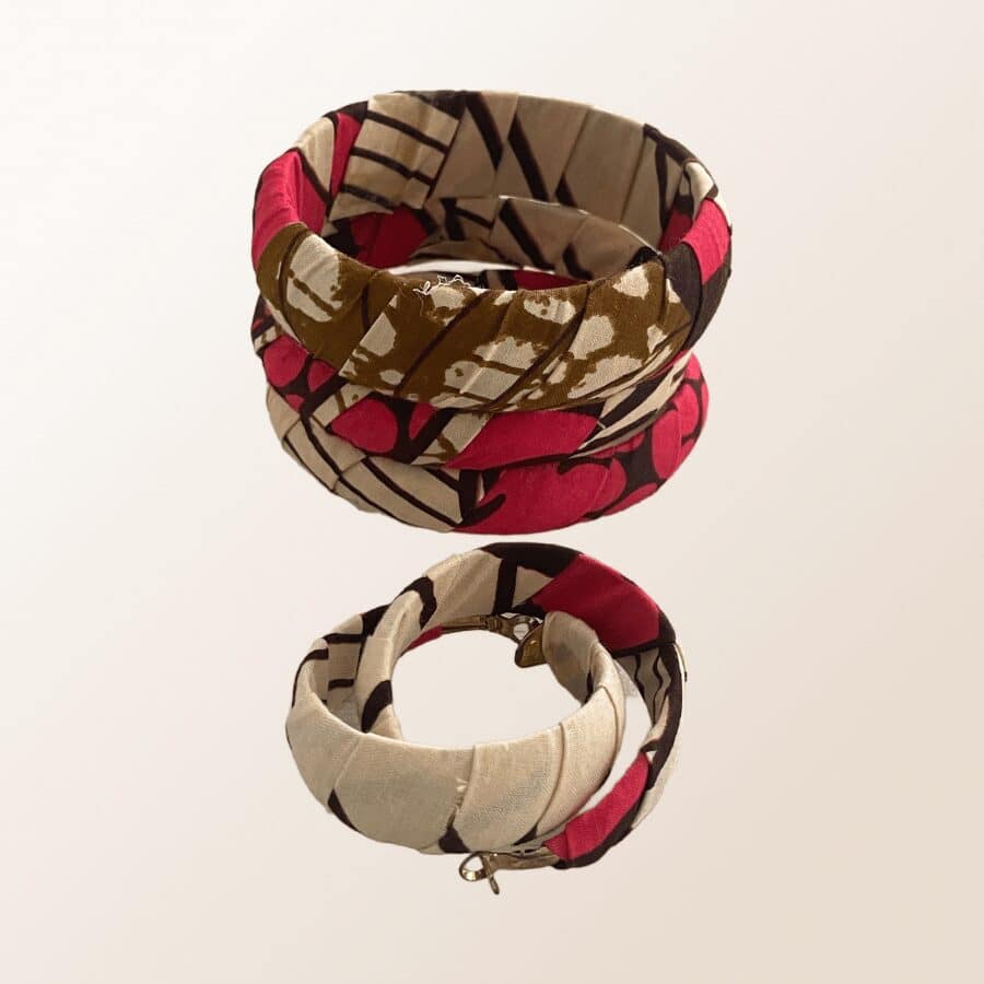 Parure bijoux en wax