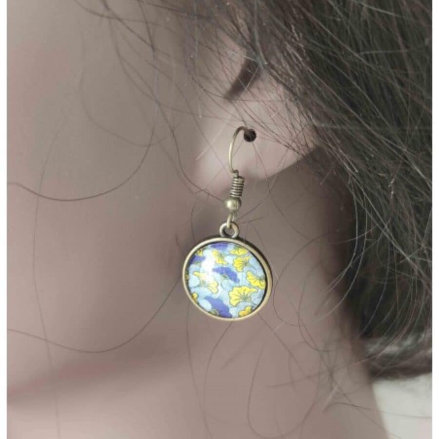 Petites Boucles d'oreilles Fleurs de mariage