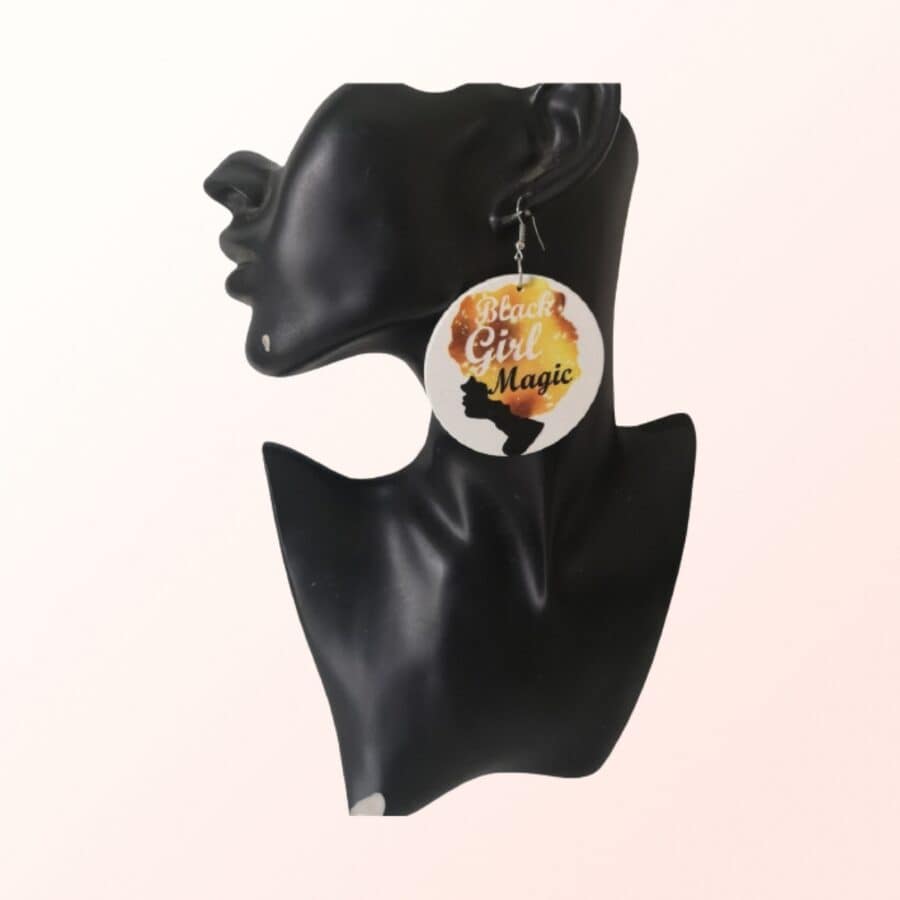 Boucles d'oreilles Black Girl Magic