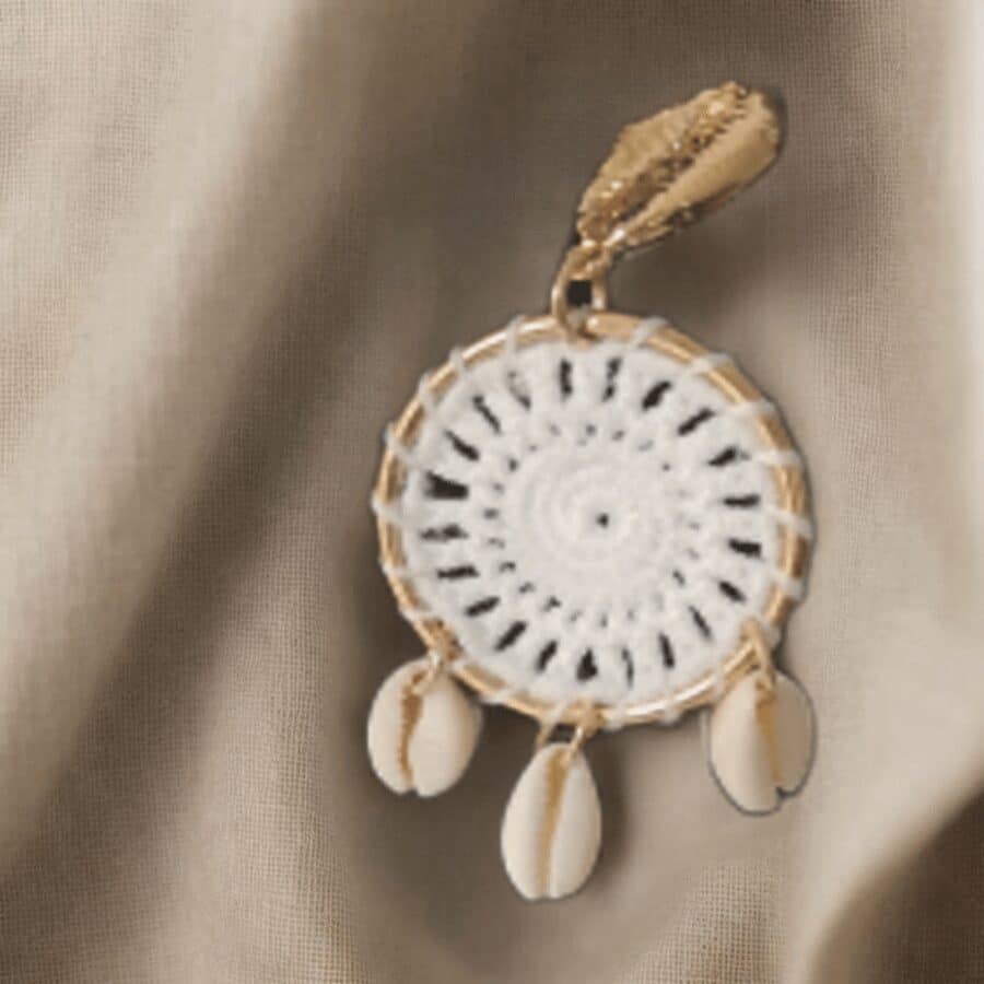 Boucles d'oreilles cauris