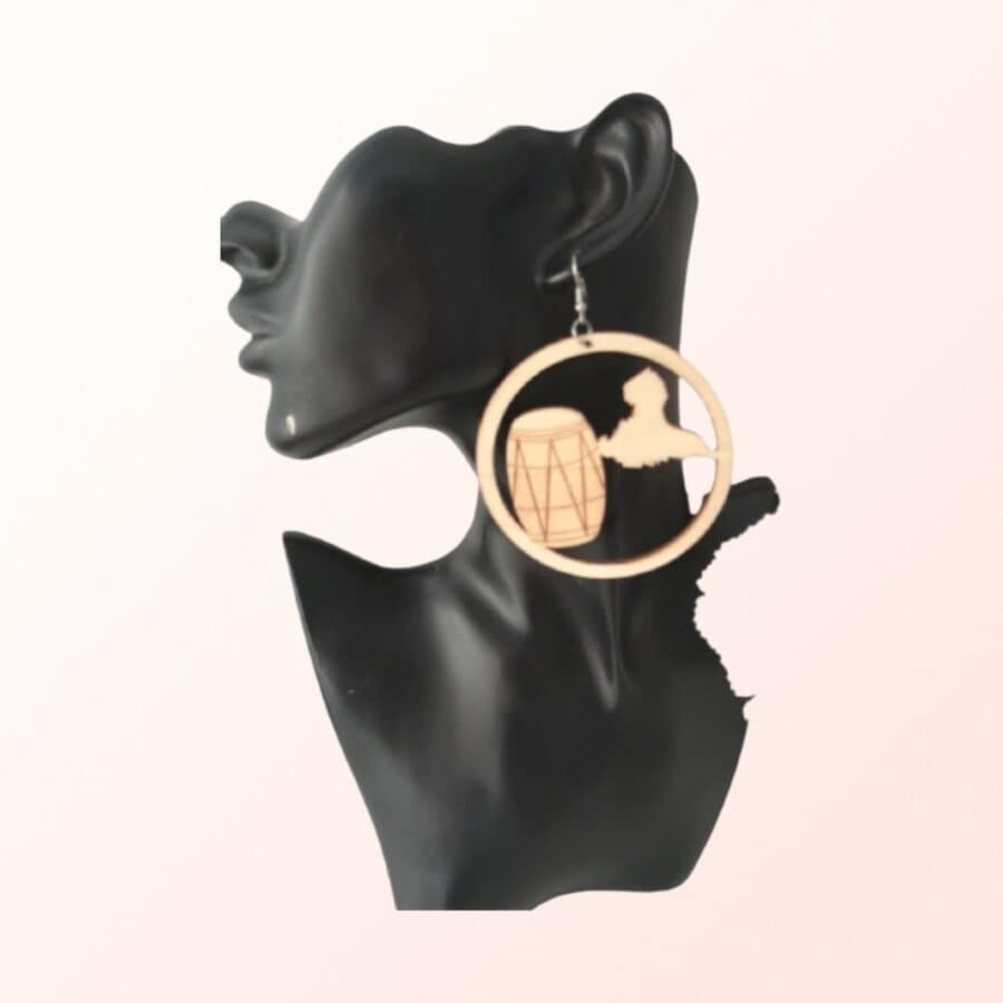 Boucles d'oreilles Tam Tam guadeloupe