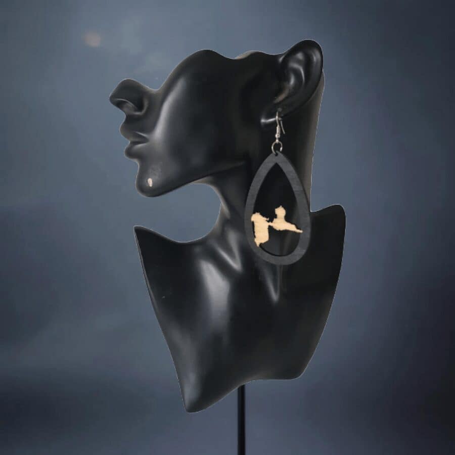 Boucles d'oreilles guadeloupe