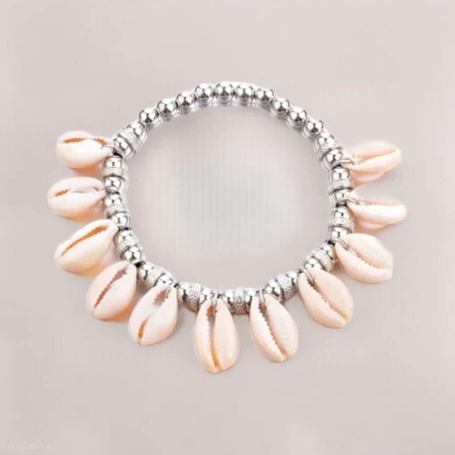 Bijou de pied cauris