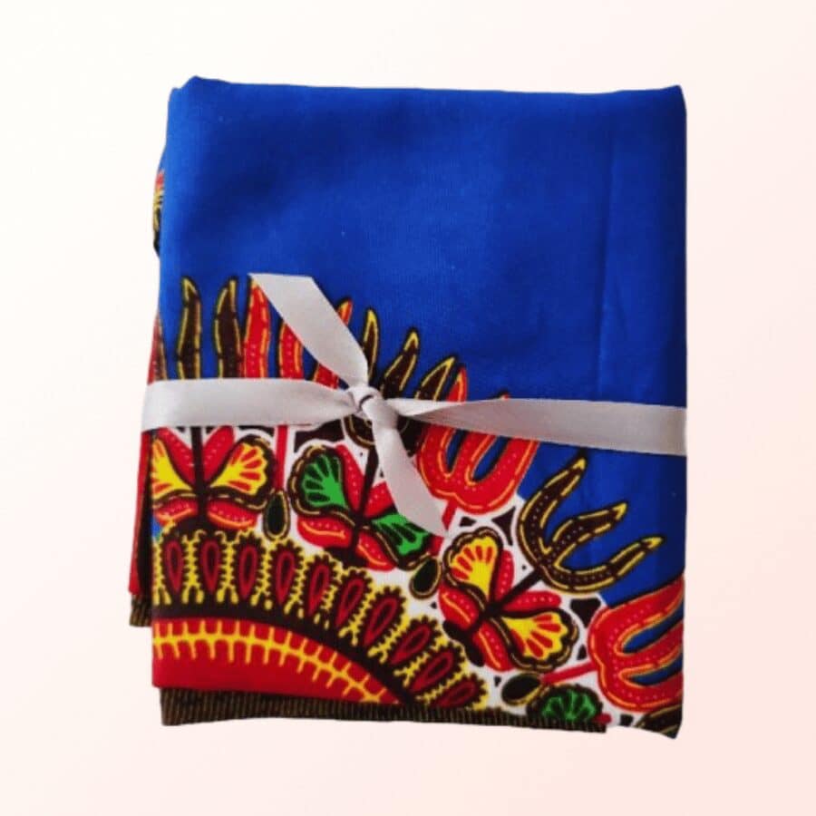 Coupon tissu wax motif Dashiki
