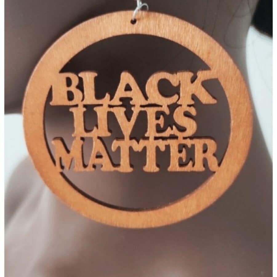 Boucles d'oreilles Black Lives Matter