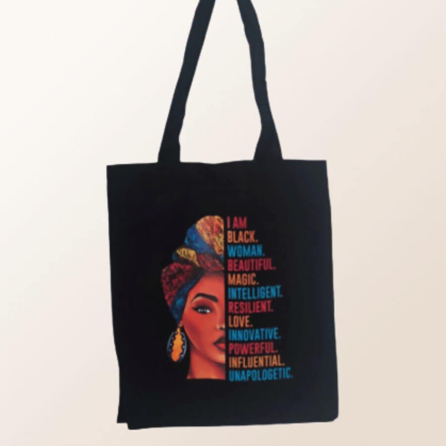 Totebag femme africaine