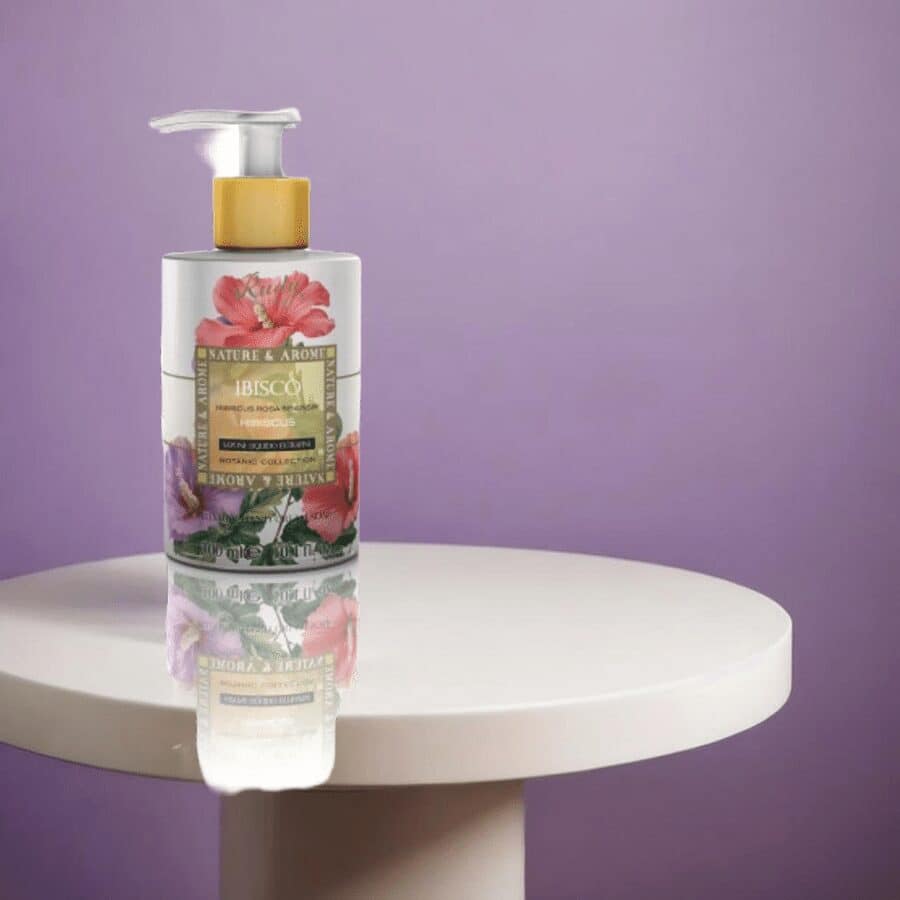 Savon liquide à l'hibiscus