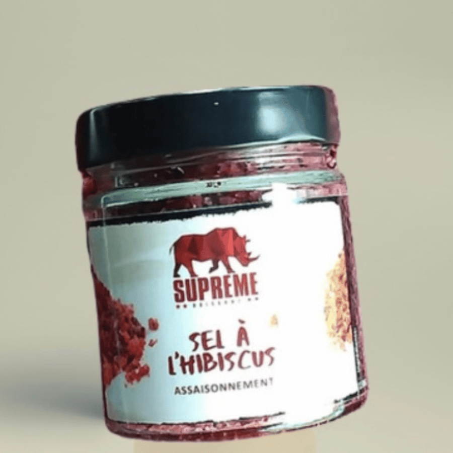 Sel aromatisé à l'hibiscus