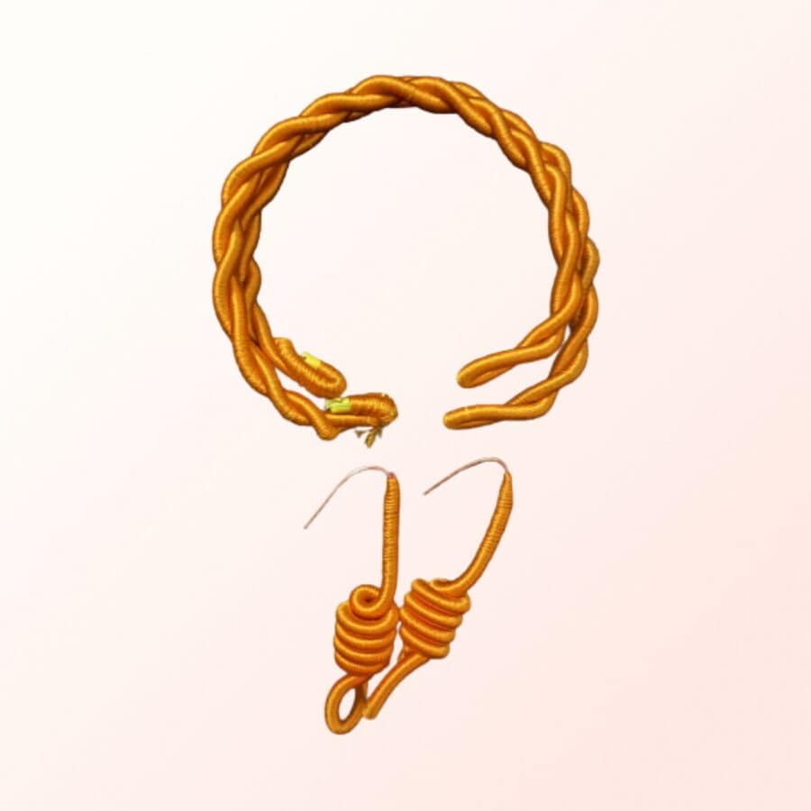 Bracelets + boucles d'oreilles Jaaro Dibbei