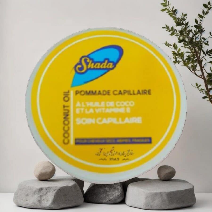 Pommade Capillaire à l'huile de coco et la vitamine E