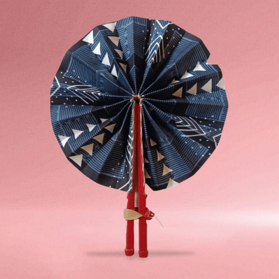 Eventail wax bogolan