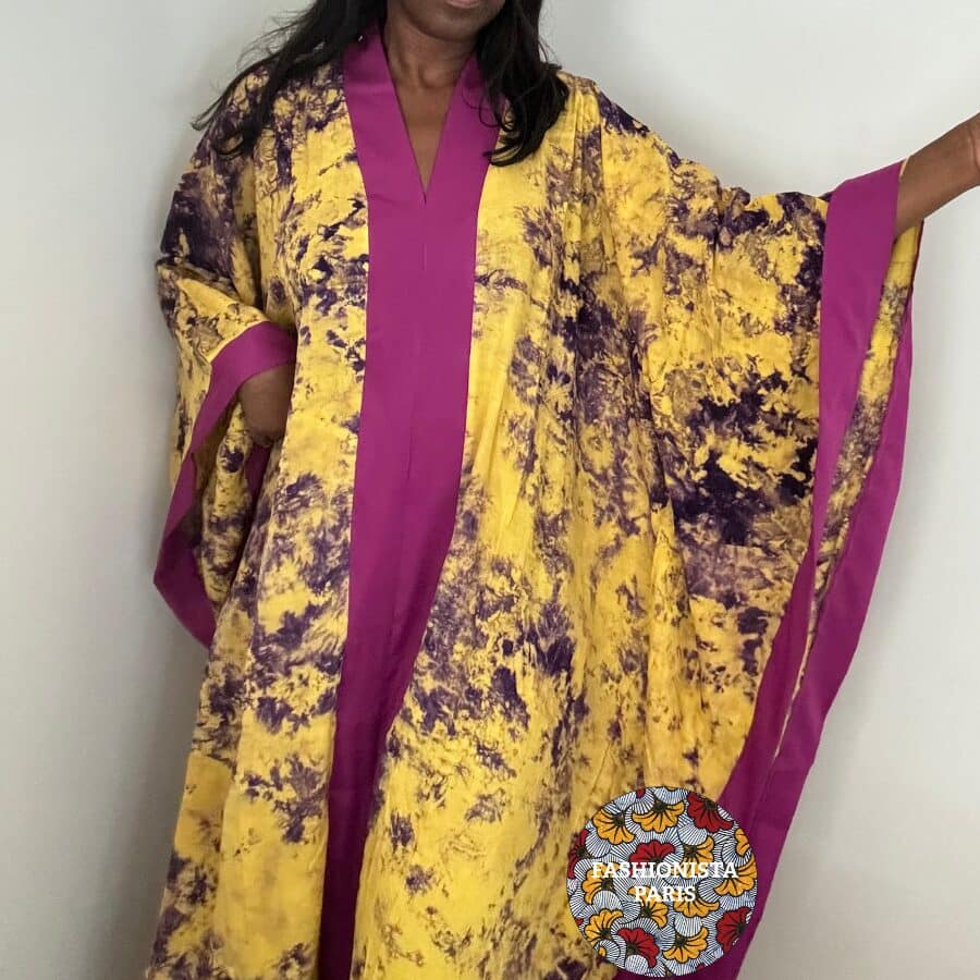 Boubou Koko Dunda – Jaune et Violet