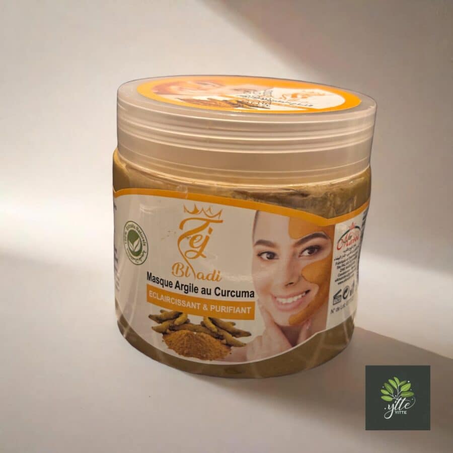Masque argile au curcuma