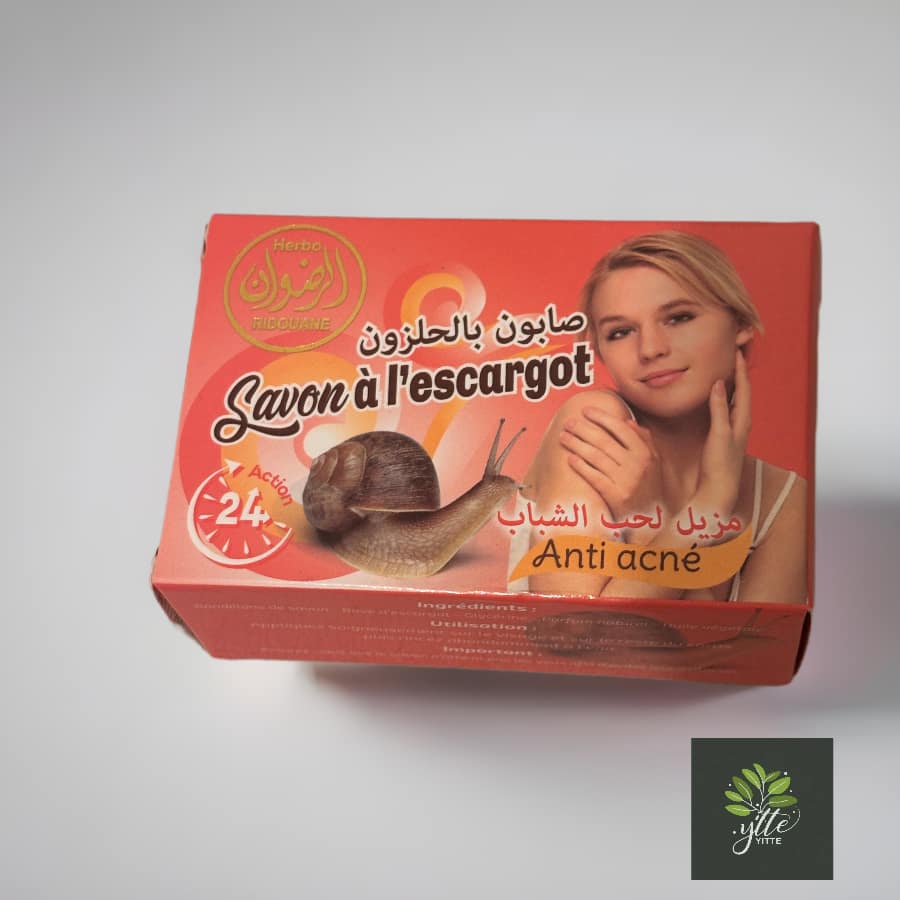 Savon bave d'escargot anti acné
