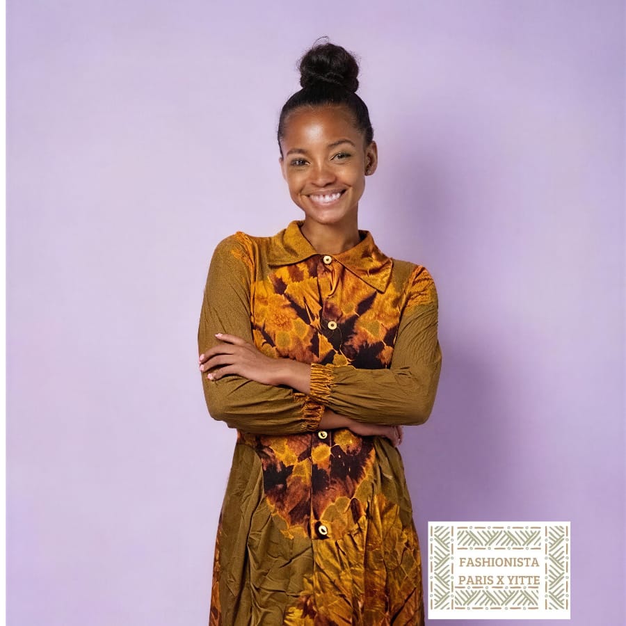 Robe longue en tissu Melhfa